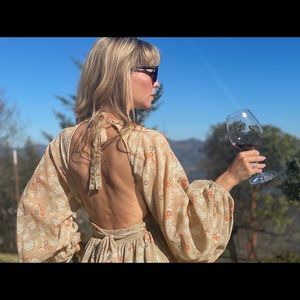 1970s Vintage Bohemian maxi dress